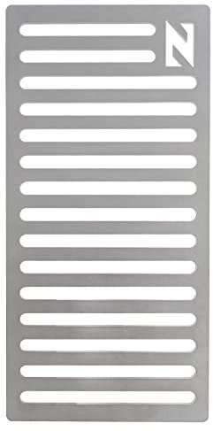 WELL GRILL 18,5 x 24 cm Feuerrost Ofenrost Kaminrost Kohlerost Specksteinofen Ascherost Kaminofen für viele Kamine und Ofen, Massivem Stahl, 0.85cm Dicke, Nicht leicht verformbar