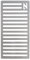 WELL GRILL 18,5 x 24 cm Feuerrost Ofenrost Kaminrost Kohlerost Specksteinofen Ascherost Kaminofen für viele Kamine und Ofen, Massivem Stahl, 0.85cm Dicke, Nicht leicht verformbar