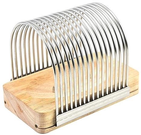 XUCHIL Cortador de Pan Desmontable, 1 Uds., Molde for Cortar Tostadas, rebanador Manual de Pan de Acero Inoxidable for rebanar Pan, Herramientas de Cocina Cortador Pan (Color : SV)