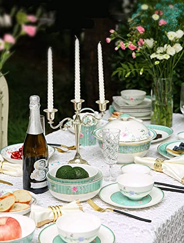 Crockery sets, crockery/plates // cup set, fine bone china crockery sets, collection ceramic dining sets, n/dessert plates/soup plates, home family party, square, 32 pieces
