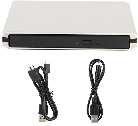Ejoyous Blu Ray Disc Burner External, Portable Blueray Dvd Player Burner USB Blu Ray Drive Externe Blu-Ray Laufwerke Slimline DVD und Bluray Brenne, für Notebooks und Computer Ohne Laufwer