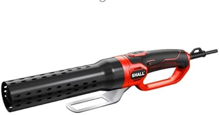 SHALL Electric Charcoal Starter Fire Lighter with Air Blower, 60S Rises to 1100℉ Chemical Free Heated for BBQ Smoker, Grill Starter, Wood Burning Fireplaces & Fire Pits | 4ft Cable