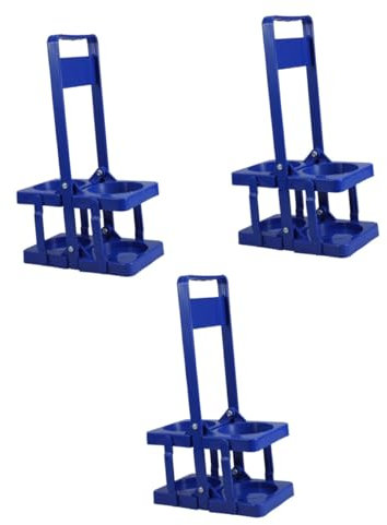 Amosfun 3pcs Folding Beer Basket Portable Bar Drink Holder for Home Restaurant Camping Strong Wear Break Resistance