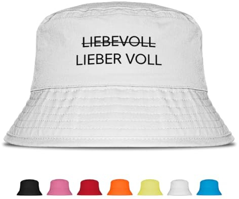 Prozente Momente Lieber Voll Fischerhut | Anglerhut | Sonnenhut | Sommer | Party | Lustige Sprüche | OneSize