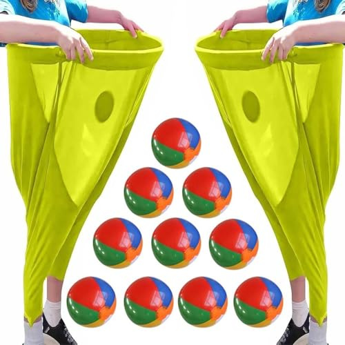 Juegos de Patio Granny-Pants, Juego de Exterior de Gran TamañO para Atrapar Pelotas con Pelotas Saltarinas, Juegos de ReunióN Familiar al Aire Libre(H)