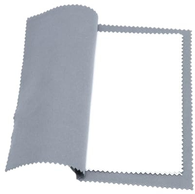 SELiLe Ensemble de tissus de polissage facile à utiliser Accessoires pour bijoux et argenterie Grands chiffons en coton robustes Utilisation quotidienne Ménage Entretien des bijoux Chiffon