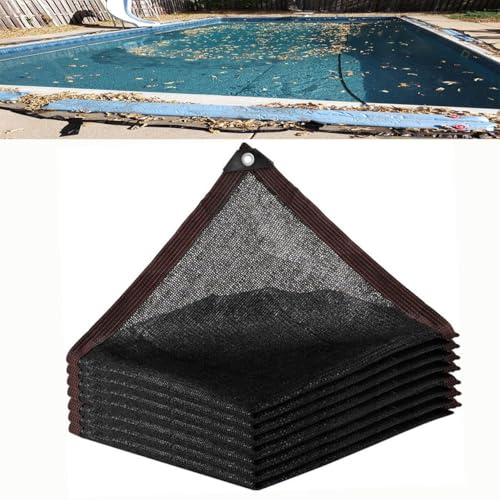 Pool-Laub-Netzabdeckung,Schwimmbadnetz Schwimmbad Schutznetz für Rechteckigen Pool, Gittergewebe Poolabdeckungen Feinmaschig Netz Poolabdeckung Für In Und Oberirdische Pools(4x8m(13.1x26.2ft))