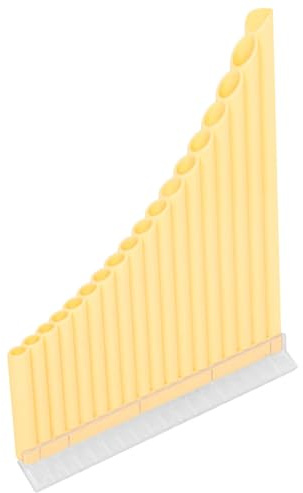 TOPBATHY Panflöte in C-dur Pan-holzblasinstrument für Anfänger mit Aufbewahrungstasche und Notenbuch Enthalten