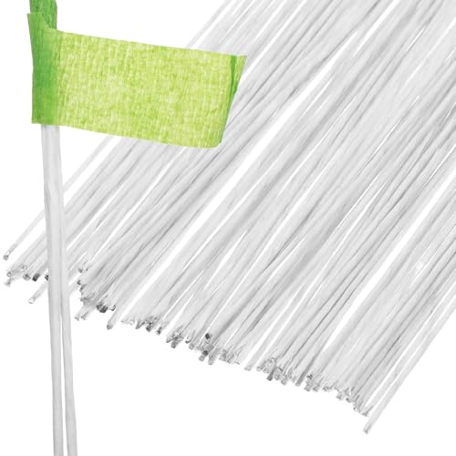 SHERCHPRY 100 Pezzi Fili da Fiorista in Ferro Resistenti e Flessibili Steli Floreali per Bouquet e Fai da Te Comodi Fili per Lavori Manuali e Decorazioni Giardino