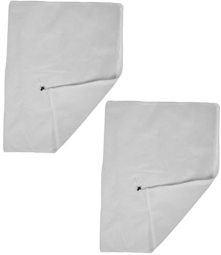 VANZACK Copertura Invernale per Piante da Esterno 60x80 Cm Non Tessuto Traspirante Cerniera e Coulisse 2 Pezzi Protezione Antigelo per Arbusti, Fioriere e Alberi da Giardino