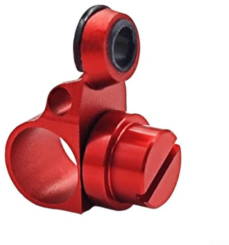 Niceminiwall Calibro per mulinello da pesca Alcib 6/7/8, BF 7/8, BF8, MGX2, ALX, ALF, LT7, LV7, LC6 e D8 - per lega di alluminio lavorata a CNC, 4,5 × 3,8 mm L (rosso)