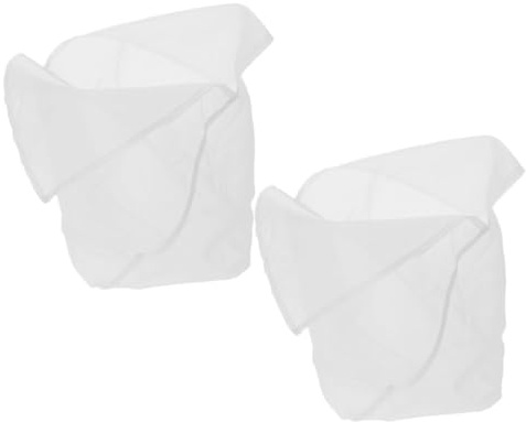 Zerodeko 2 Pezzi Sacchetti per Vaporiera Riutilizzabili 15x18 Cm per Cottura a Vapore di Riso e Gnocchi, Rivestimenti per Contenitori, Adatti per Cucina senza Olio e Uso Domestico