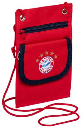 FC Bayern München Brustbeutel - Logo - rot Geldbeutel zum Umhängen FCB