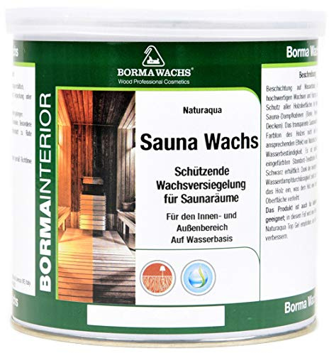 BORMA Sauna Wachs 750ml (750ml, Schwarz - 60)