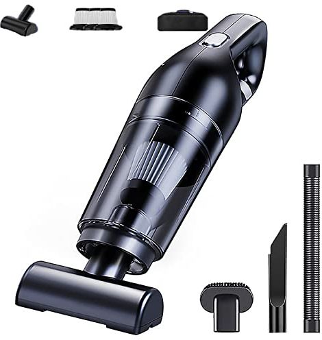 Rainbow_Road Aspirapolvere portatile 10000PA potente aspirazione senza fili ricaricabile Aspirapolvere portatile a umido e a secco Adatto per la casa, l'auto e gli animali domestici