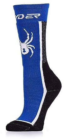 Spyder YOUTH SWEEP SKI SOCKS, Boy's, Electric Blue, XS