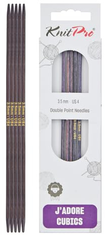 KnitPro J’adore Cubics Nadelspiele 8 (20cm) | 3,5mm