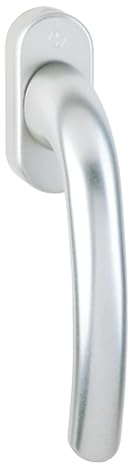 HOPPE Tokyo Aluminium Non Lockable Tilt and Turn Window Handle - 38mm Spindle - F1 Anodised Silver Finish
