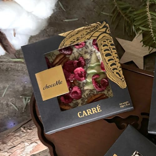 Tea Soul | Chocolat Blanc aux Graines de Pavot, Noix et Cerises Noires - 50 g