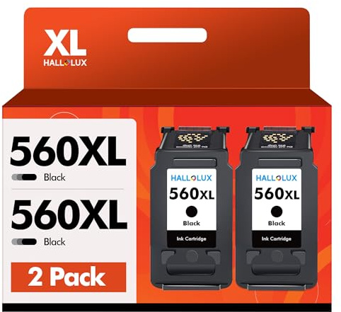 Druckerpatronen 560 Black XL PG560 Ersatz für Canon TS5350i TS7450i Schwarz |