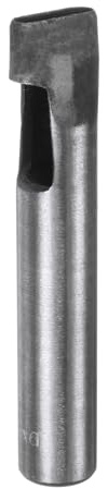 QUARKZMAN 19x6 mm Lochstanzer für Leder, Oval Locheisen für Bohrer, Lochstanze Einzelstanze für Gürtel Uhrenarmbänd Papier Dicke Stoffe Lederarbeiten Riemen