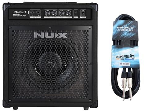 Nux DA-30BT Schlagzeug-Verstärker E-Drum Monitor Box mit Bluetooth