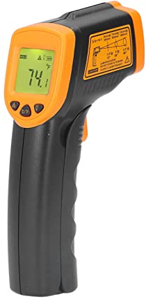 Infrared Thermometer Gun, Temp Guns, Infrared Thermometer, Accurate Measurement Digital Temperature Guns, Temperature Gun with LCD Backlit Display for Home Laboratory