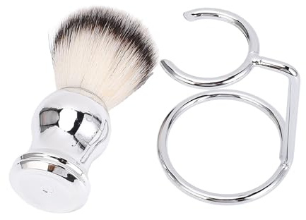 Skäggborste med skägghållare, skäggkräm ökar skäggborste med hållare skäggkit herr ergonomiskt handtag för öljetter