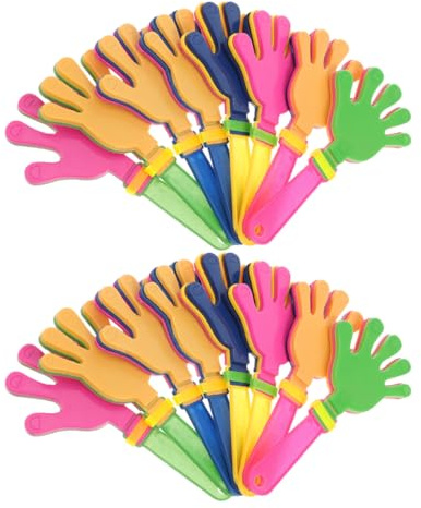 Happyyami 25St Handklatschgerät Party kinderparty klatschhände Festivalzubehör hochzeitslaken Filmklapper Parteischreier klatschen Stirnbänder Krachmacher Handklöppel Plastik Colorful