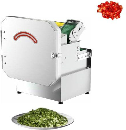Cortadores para patatas y verduras,Cortador de verduras eléctrico,Rebanador de verduras comercial,Para cebollino, repollo encurtido y pimiento,Grosor ajustable de 1,3 a 35 mm,Fácil de limpiar