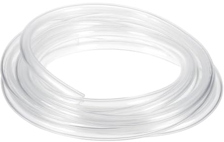 PATIKIL 5M Air Conditioner Drain Hose 7mm ID x 12mm OD Leakproof PVC Clear Universal AC Drain Hose Pipe Replacement for Mini-Split Window AC Unit Parts Irrigation Washing Tube