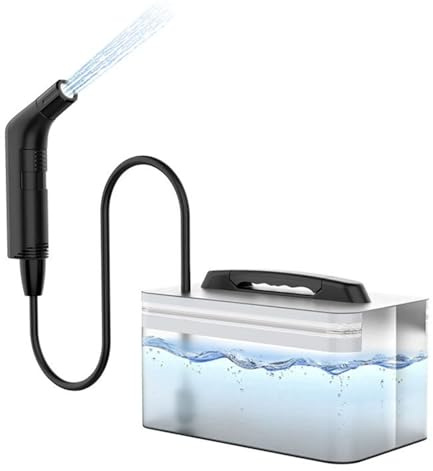 Bidet électrique de voyage 2,3 l, bidet portable, douchette électrique B-idet pour toilettes, salle de bain et randonnée en plein air, bouteille de camping, vaporisateur main pour homme et femme