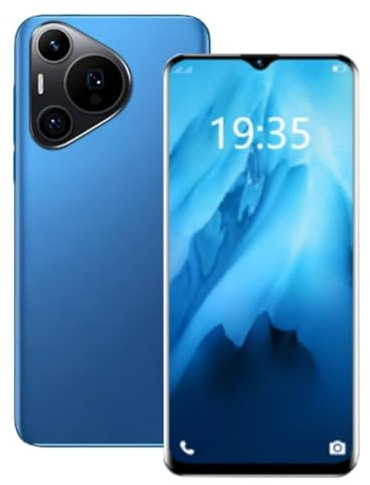 FOXIONO Smartphone ohne Vertrag, 16GB Speicher, 6,52 Zoll HD+ Display, Dual-SIM 3G Android Günstig Handy 4000mAh Akku, Android Handy in Violett mit Triple-Kamera (Blau)