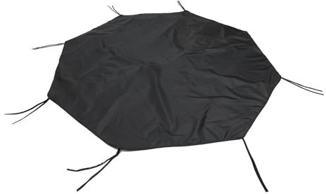 HOMSFOU Housse de Parc Résistance Fiable pour Chien Imperméable et Protection Solaire en Tissu Oxford 210d Noir pour Camping Extérieur ou Voyage en Voiture