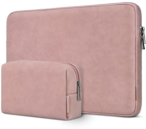 DOMISO 17 Zoll Wasserdicht Laptop Tasche Sleeve Case Notebook Hülle Schutzhülle für 17.3 HP Envy Pavilion 17/MSI GS73VR Stealth Pro/Alienware/ideapad/ROG Strix GL702VS/Dell,Rosa