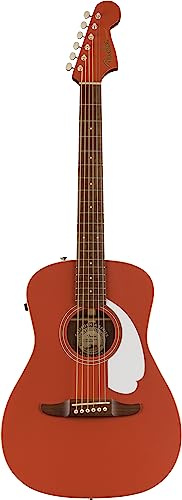 Fender Malibu Player WN Fiesta Red - Westerngitarre