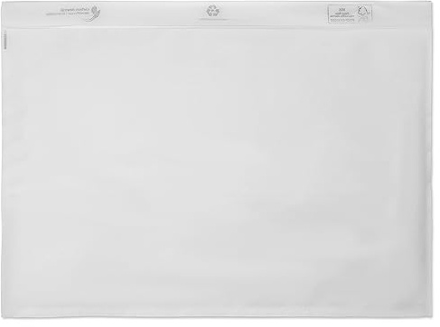 Lieferscheintaschen selbstklebend DIN C5 Begleitpapiertaschen ohne Aufdruck transparent