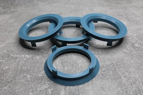Zentrierringe Distanzringe 70,1 mm x 56,1 mm taubenblau für Alufelgen