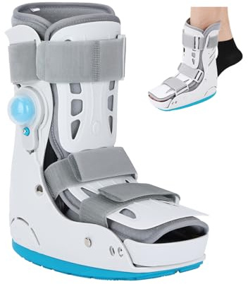 Tairibousy Walker Fracture Boot Air Cam Walker Boot gonfiabile per chirurgia del tendine d'Achille, distorsioni acute della caviglia, piede rotto del piede, cura post-operatoria (L)