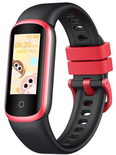 Orologio Smartwatch Bambini Sportivo Smart Watch: Bambino Bambina con Cardiofrequenzimetro da Polso Contapassi Pressione Sanguigna per Ragazzo Ragazze Orologi Digitale Impermeabile per Android iOS