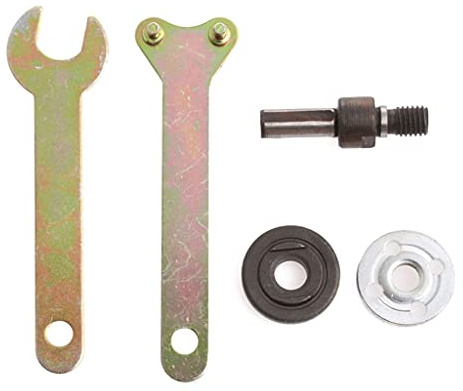 Supporto per disco con diametro interno 10 mm Kit chiave kit utensili elettrici trapano trapano smerigliatrice angolare 87 mm adattatore mandrino lungo supporto disco per auto