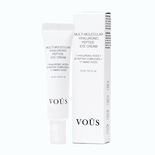 Multi Molecular Hyaluronic Peptide Crema per gli Occhi | 15 ml | + 7 Acidi Ialuronici | + 26 Peptidi | + 17 Aminoacidi