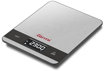 Girmi PS05 - Báscula de cocina electrónica de 1 gr/5 kg