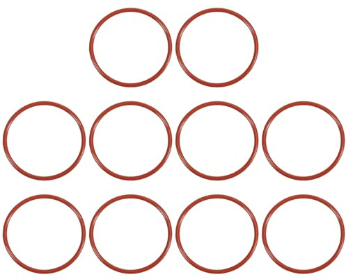 PATIKIL 30 Stück O-Ringe 40 mm OD 36 mm ID Dichtungsringe, Nitrilkautschuk Dichtung O Ring Gummidichtung Rund Seal Unterlegscheiben für Hydraulik Sahnespender Pumpe Schnellkupplung, Rot