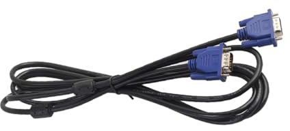 TINEASUR Cavo Vga Maschio-maschio 3 Metri Con Nucleo in Ferrite, Cavo Vga Per Pc e Monitor Lcd Led, Riduzione Interferenze Emi Rfi Per Computer, Hdtv e Proiettore