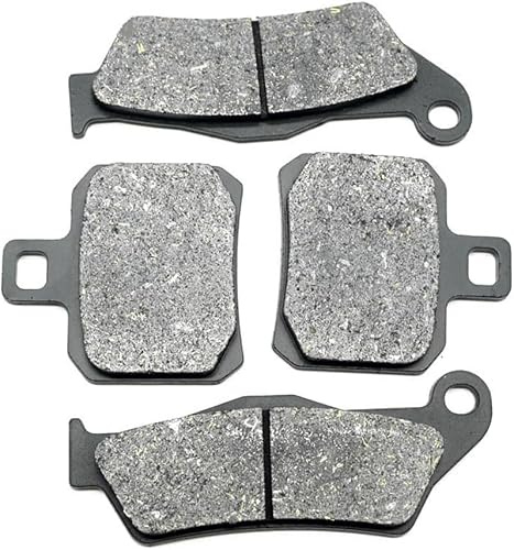 Genérico Pastillas de freno de motocicleta Para Piaggio X9 500 Evolution ABS 2004-2007 Pastillas de freno delanteras y traseras para motocicleta Pastillas de freno de disco Freno
