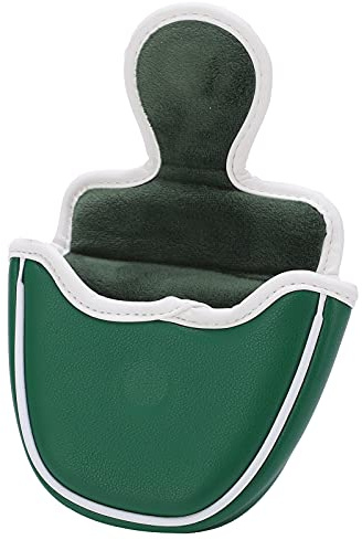 Mallet Putter Cover Couvre-Chef de Golf magnétique Couvre-Chefs Talon Shafted Brodé Cue Protectioncover Demi-Cercle Putterheadcover