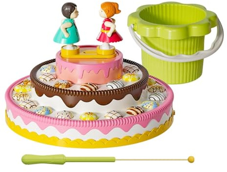 Magnetic Fishing Game - Musical Cake Electric Magnetic Interactive Toys | Board Fishing Game - For Kindergarten Classroom Homeschooling Early Childhood Travel Home Pool