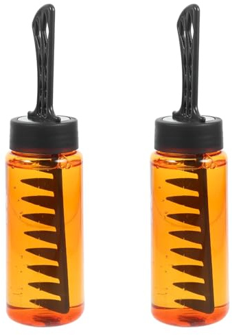 ARTIBETTER 2 Stück pack 2 in 1 Wachsgel mit Kamm für Männer Braunes Haargel mit Breitem Kunststoffkamm Schnelles Trocknen und Feuchtigkeitsspendende Stylingpflege für Täglichen Gebrauch