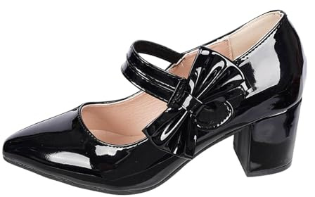 Traditional Shoes with Heel Chunky Dancing Shoes Bridal Shoes Block Heel Ballerinas Elegant Shoes Heels Buckle